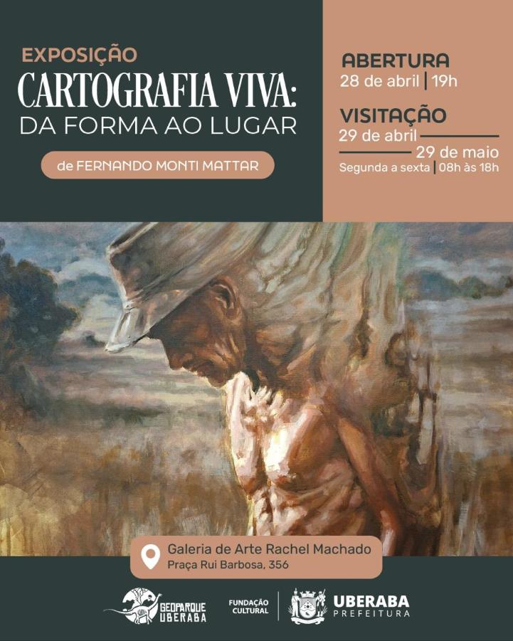 A abertura será às 19h, na Galeria de Arte Rachel Machado, com visitação gratuita até o dia 29 de maio (Foto/Divulgação)