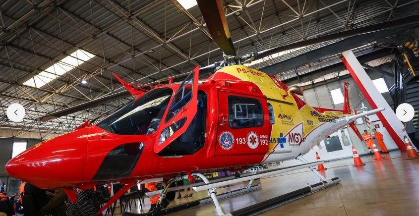 Governo de Minas entregou, nesta segunda-feira (27/4), 69 viaturas para a Polícia Militar e uma aeronave para o Corpo de Bombeiros (Foto/Flávio Tavares / O TEMPO)