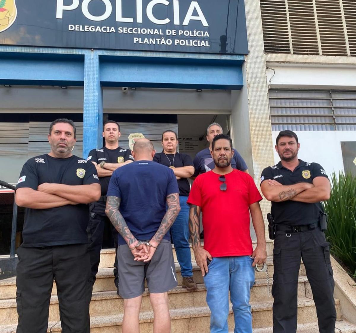 Delegado Tiago e sua operante equipe de “tiras” (Foto/Divulgação)