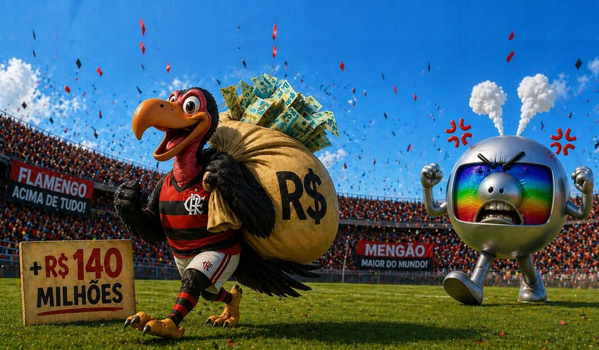 Novo entendimento com a Globo prevê valores maiores até 2029 após disputa nos bastidores (Foto/IA)