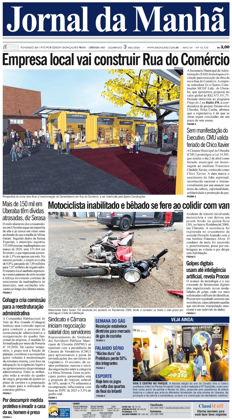 Edição do dia - 03/05/2026