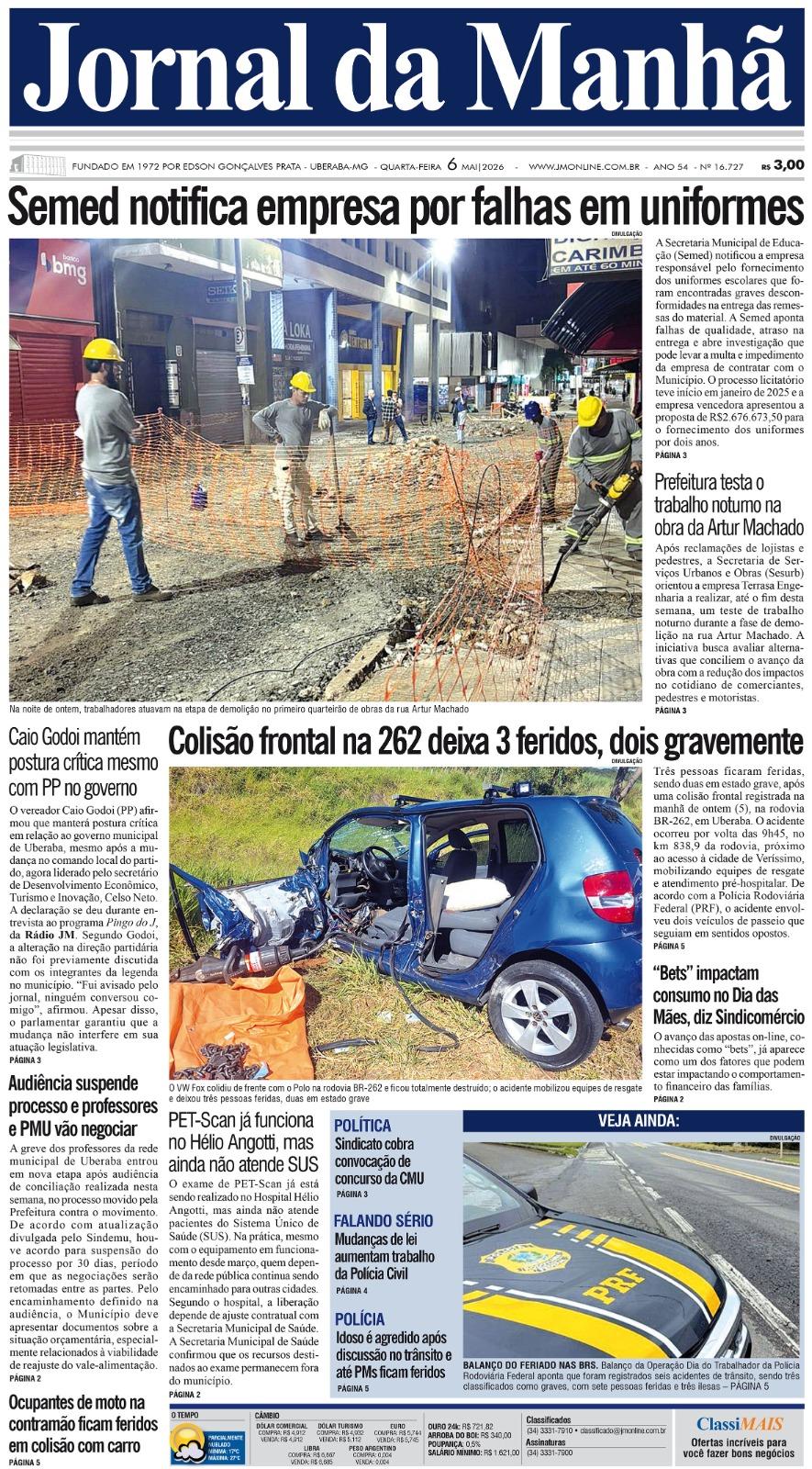 Edição do dia - 06/05/2026