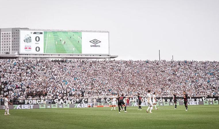 Mais de 30 mil santistas compareceram na Neo Química Arena em duelo que o Santos foi mandante pelo Paulistão (Foto/Raul Baretta/ Santos FC)