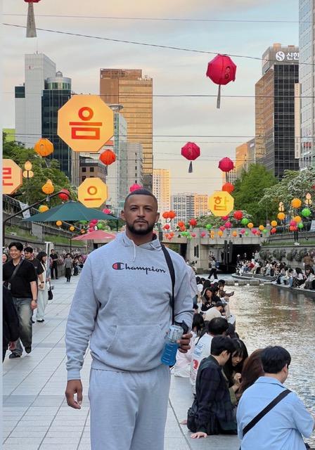 Weslley Pereira está em viagem para a Coreia do Sul aproveitando as merecidas férias (Foto/Arquivo pessoal)