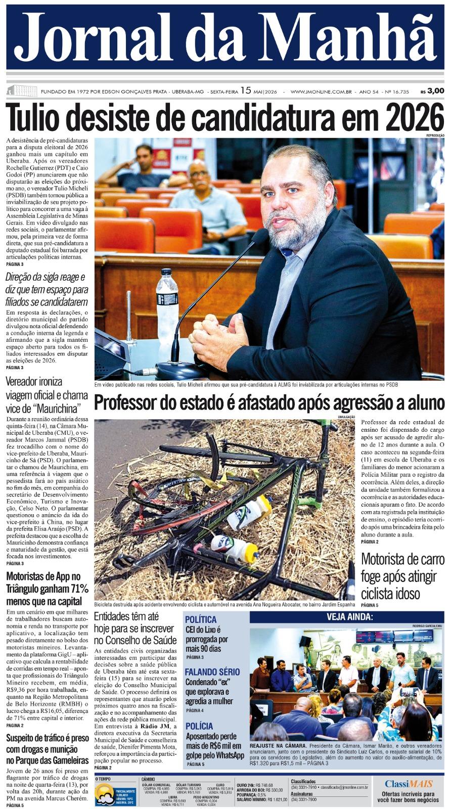 Edição do dia - 15/05/2026