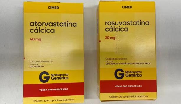 Atorvastatina cálcica e rosuvastatina cálcica da Cimed (Foto/Divulgação)