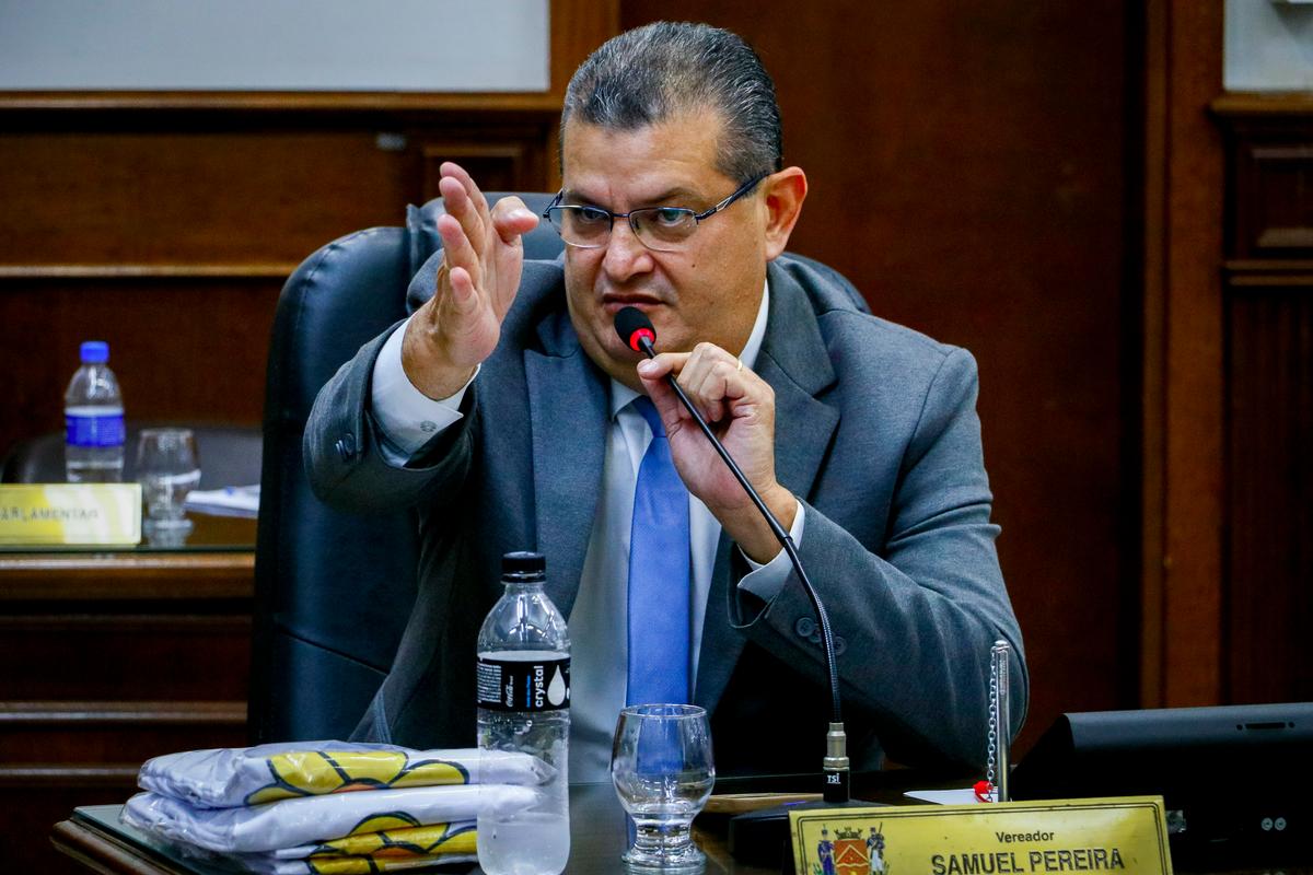 Líder da prefeita na Câmara Municipal, vereador Samuel Pereira, garante que projeto de revisão do Plano Diretor entrará em plenário nas primeiras sessões de junho (Foto/Rodrigo Garcia/CMU)