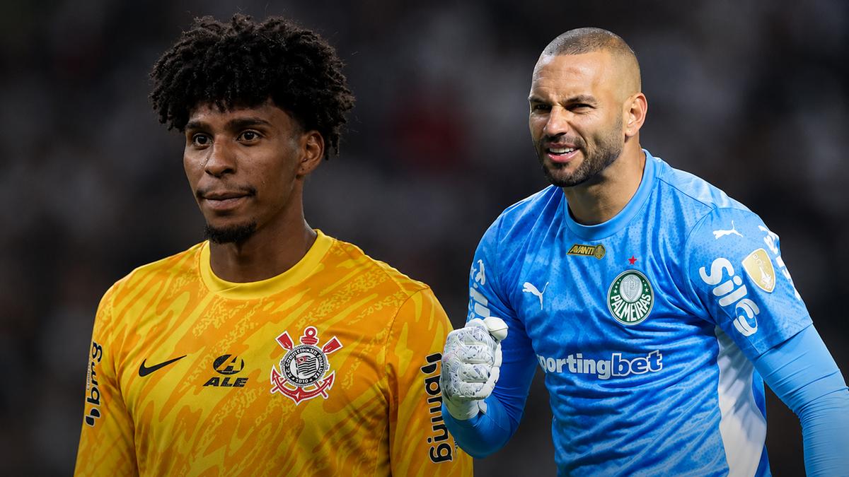 A ausência de Hugo Souza e a presença de Weverton foram os assuntos mais comentados na rede social (Foto/Montagem)