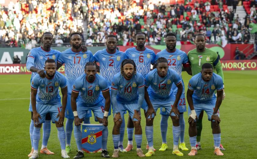 Jogadores da RD do Congo durante a Copa Africana de Nações (Foto/Getty Images)