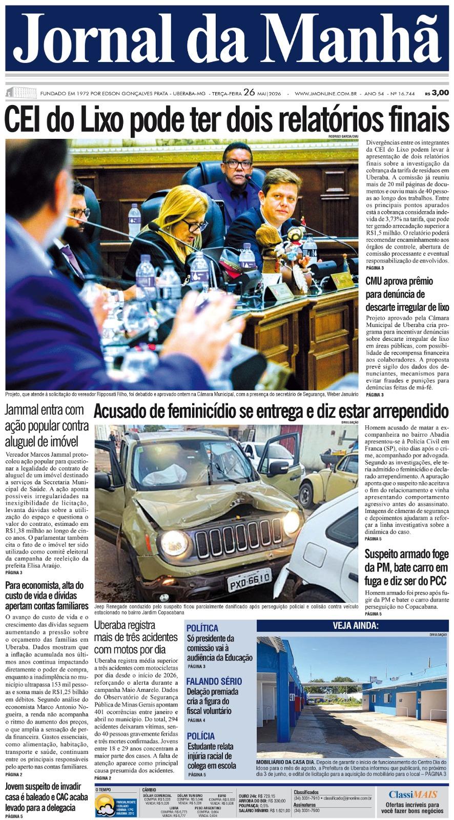 Ediçaõ do dia - 26/05/2025