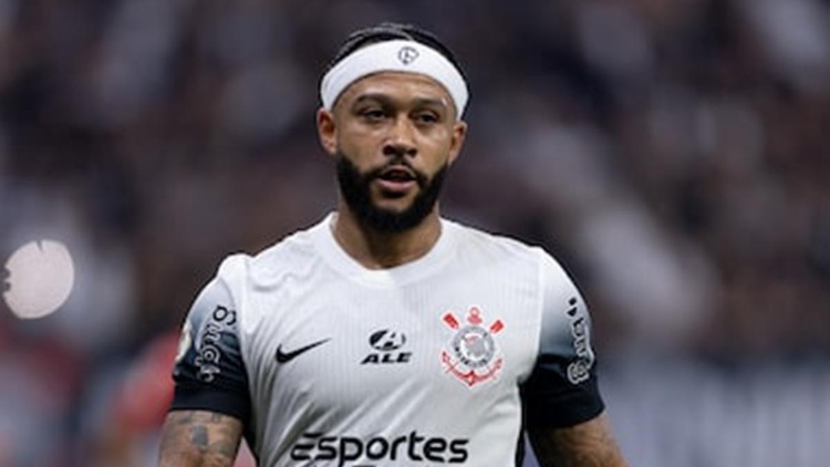 Memphis Depay, titular no confronto, pouco participou do jogo. (Foto/Rodrigo Coca/Corinthians)