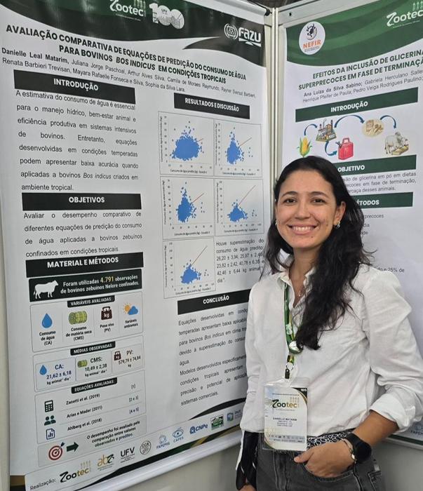 Danielle Matarim é Doutora em Ciências Veterinárias, com ênfase em eficiência hídrica em bovinos (Foto/Reprodução)