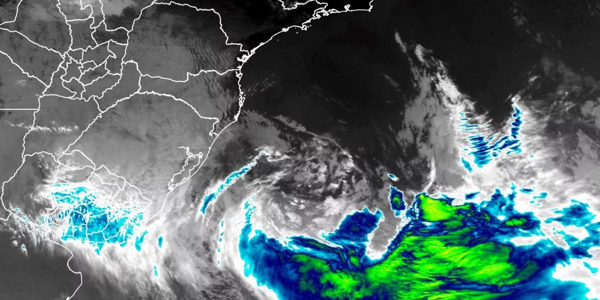 Ciclone e frente fria trazem chuva e derrubam temperaturas no fim de semana (Foto/Divulgação O Tempo)