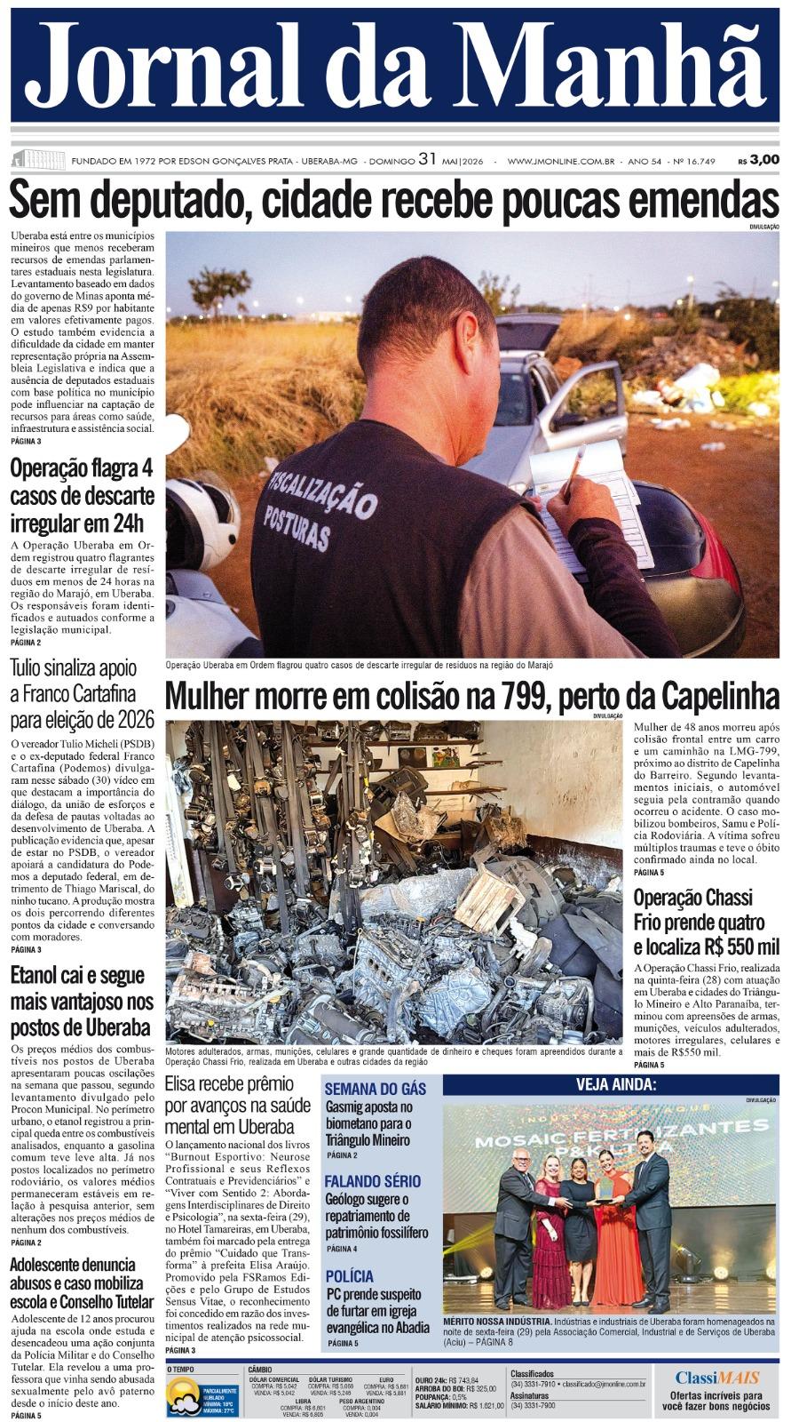 Edição do dia - 31/05/2026