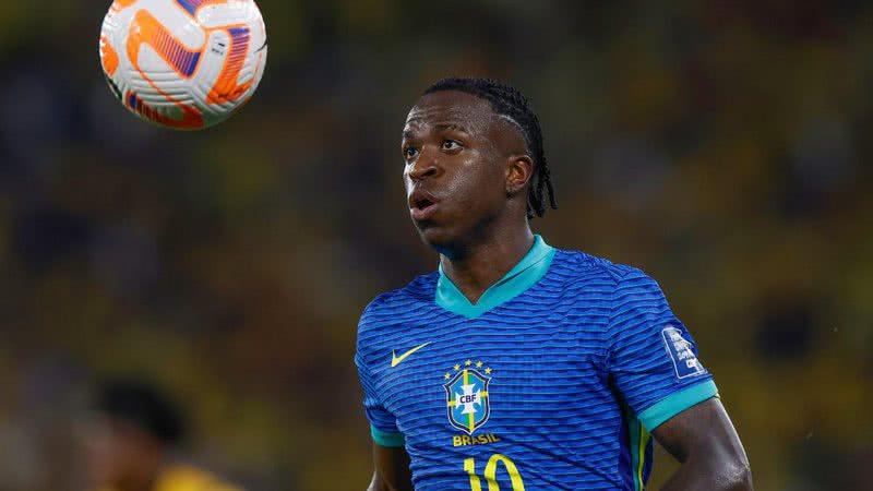 O principal destaque do primeiro tempo foi Vinícius Júnior (Foto/Rafael Ribeiro/CBF)
