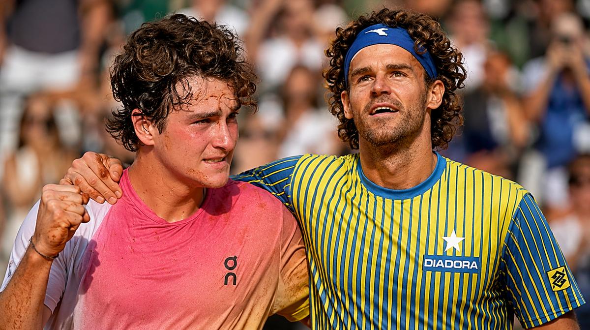 João Fonseca valoriza apoio de Guga após classificação histórica em Roland Garros (Foto/Montagem)