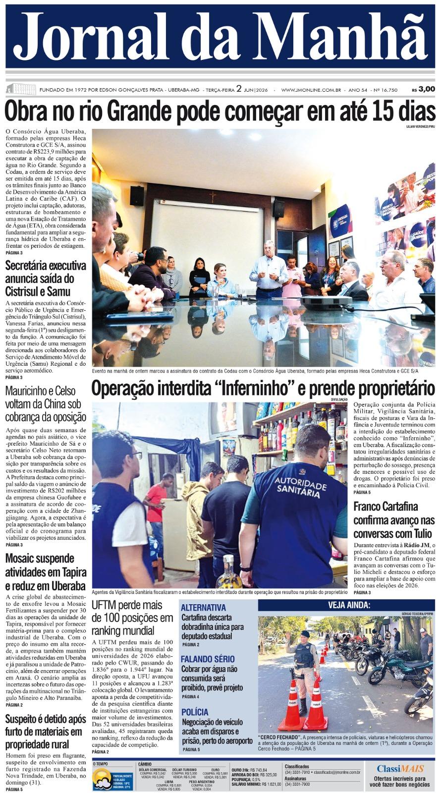 Edição do dia - 02/06/2026