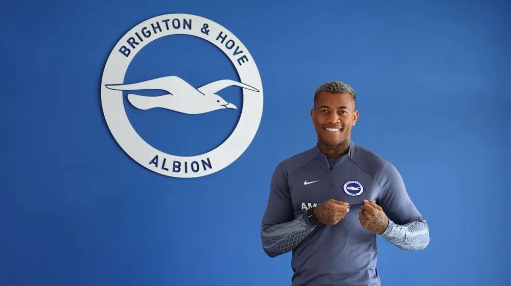O zagueiro brasileiro Igor Júlio do Brighton, é uma das apostas do Cruzeiro. (Foto/Brighton)