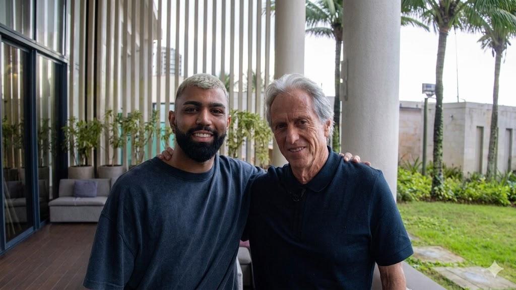 Jorge Jesus e Gabigol: dois grandes protagonistas da temporada mágica de 2019. (Foto/Instagram)