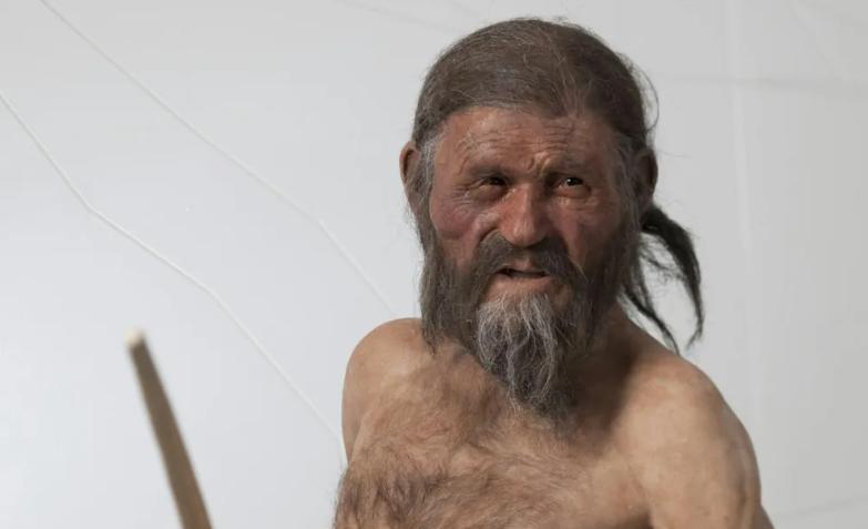 Reconstrução de Ötzi (Foto/Eurac Research/Andrea De Giovanni)