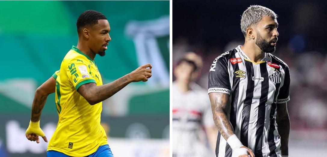 Atacantes foram julgados por situações diferentes ocorridas na 18ª rodada do Brasileirão (Foto/Montagem)
