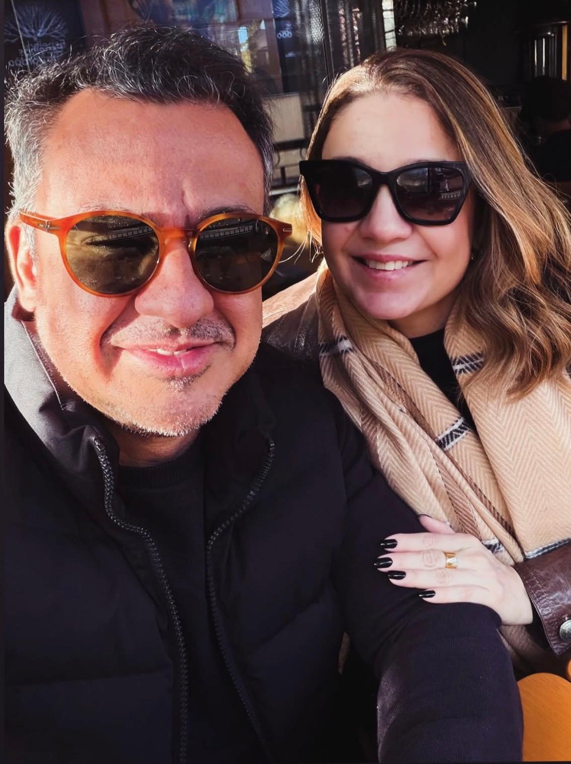 Ricardo Bessa e a nutricionista Eliane Ramos, fugindo da dieta durante uma romântica viagem a Campos do Jordão! (Foto/Arquivo pessoal)