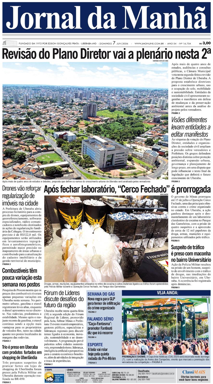Edição do dia - 07/06/2026