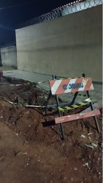 A intervenção durou mais de 15 dias e impediu o acesso à garagem do imóvel. (Foto/Divulgação)
