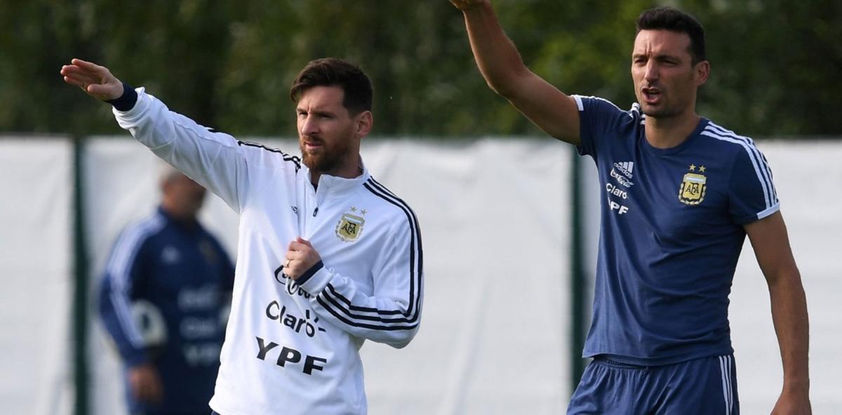 Messi será utilizado contra a Islândia após evolução de problema muscular. (Foto/AFA)