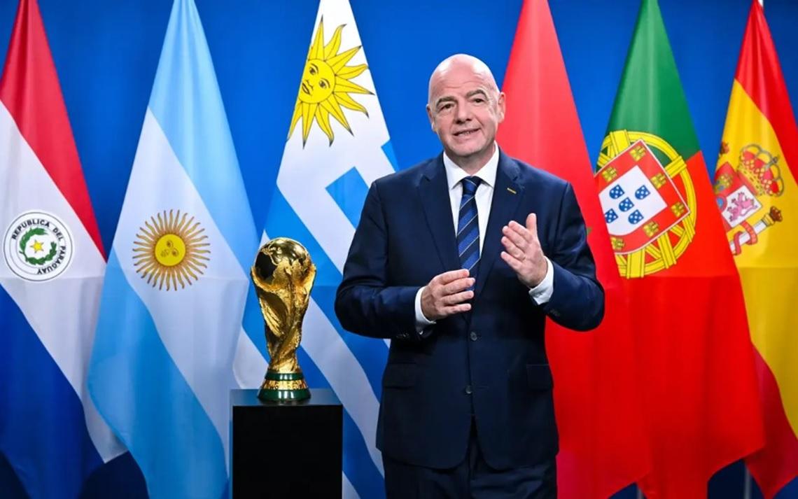 Gianni Infantino está em seu terceiro mandato como presidente da Fifa e comandará a entidade até 2027. (Foto/FIFA)