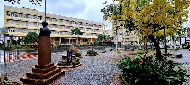 Praça Henrique Kruger, em Uberaba (Foto/Antônio Carlos Prata - Uberaba em Fotos)