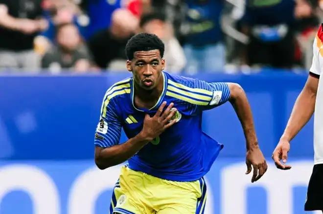 Comenencia comemora o primeiro gol do Curaçao em Copas do Mundo (Foto/Mídias sociais Curaçao)
