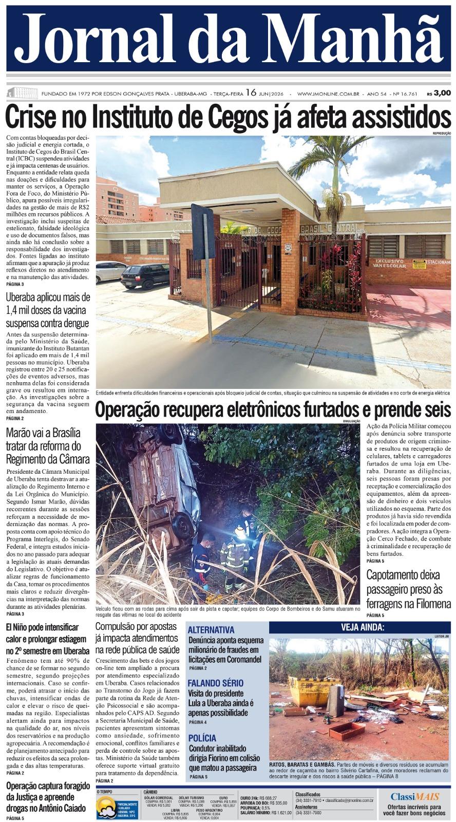 Edição do dia - 16/06/2026