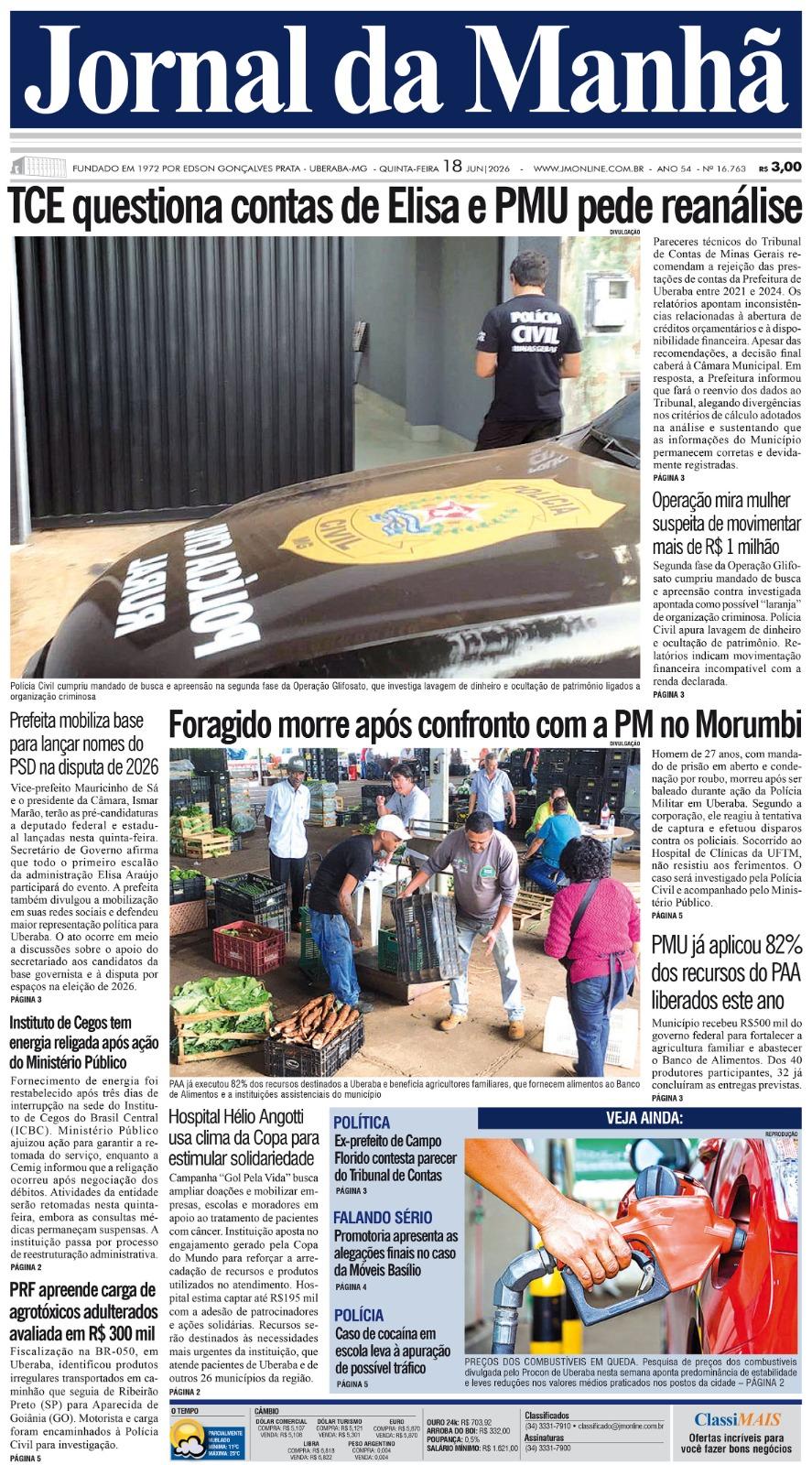 Edição do dia - 18/06/2026