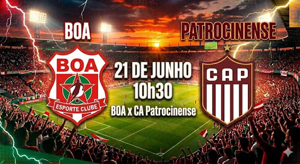 Torcida colorada joga com a Patrocinense hoje contra o BOA (Foto/Montagem)
