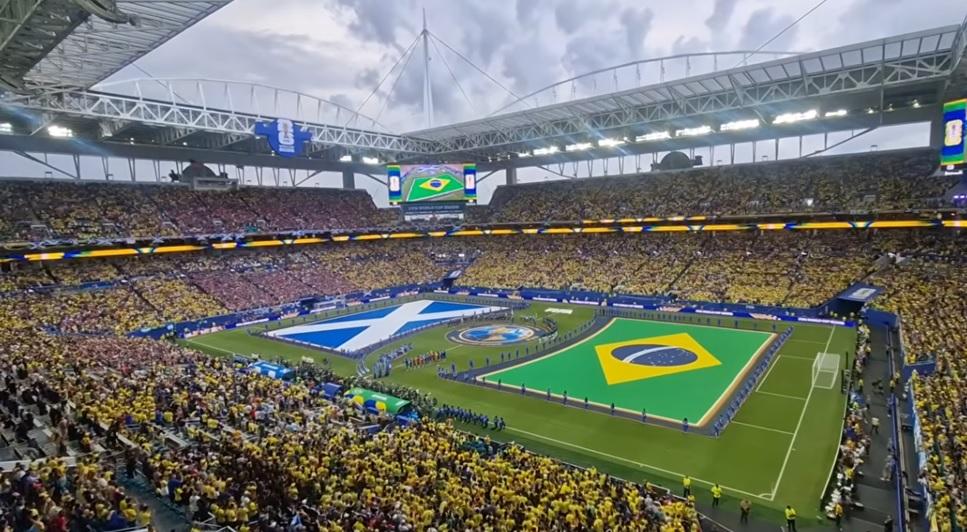 Mundial de 2026 ultrapassa a marca de 3,6 milhões de torcedores nos estádios. Torcida Brasileira sempre presente (Foto/Youtube)