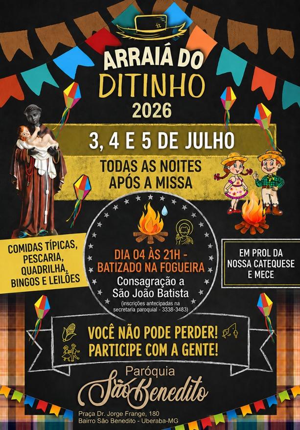 (Foto/PASCOM/Paróquia São Benedito)