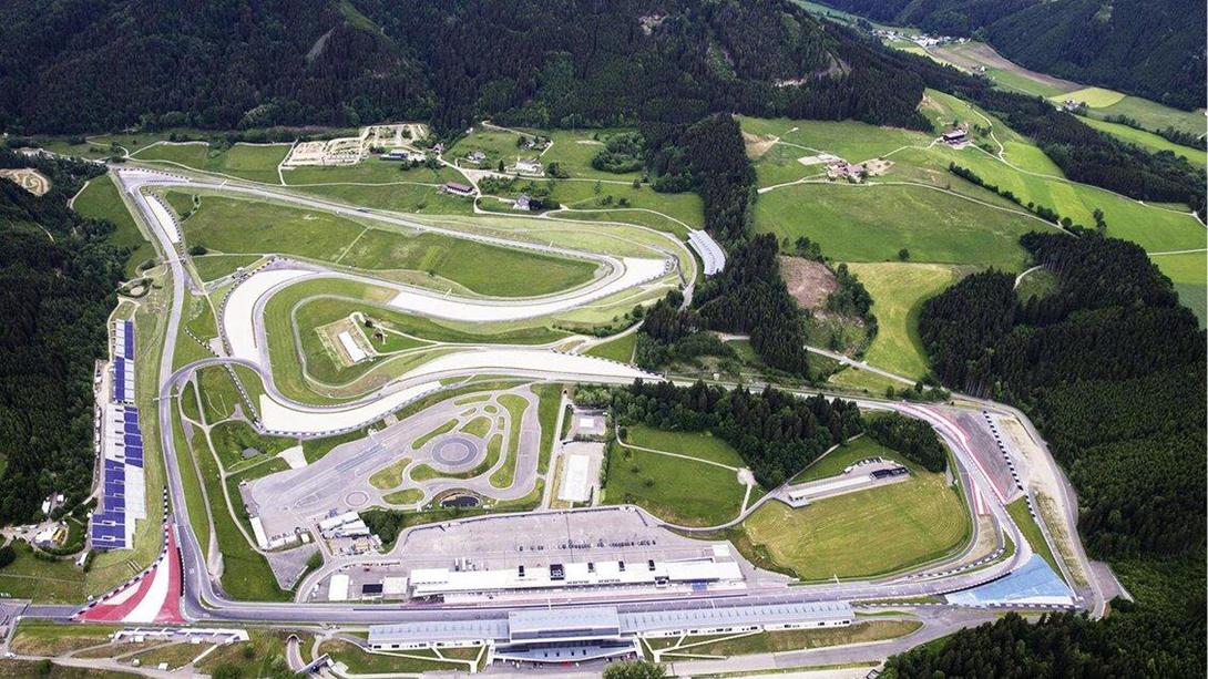 Imagem aérea de Red Bull Ring (Foto/Divulgação)