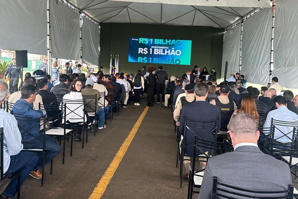 MME participa de lançamento de planta de biometano, em Uberaba. Contrato assinado entre Gasmig e Geomit prevê investimento de R$1 bilhão em infraestrutura para distribuir o combustível renovável produzido a partir de resíduos da cana-de-açúcar (Foto/Divulgação/ Luiz Ciabotti Neto)