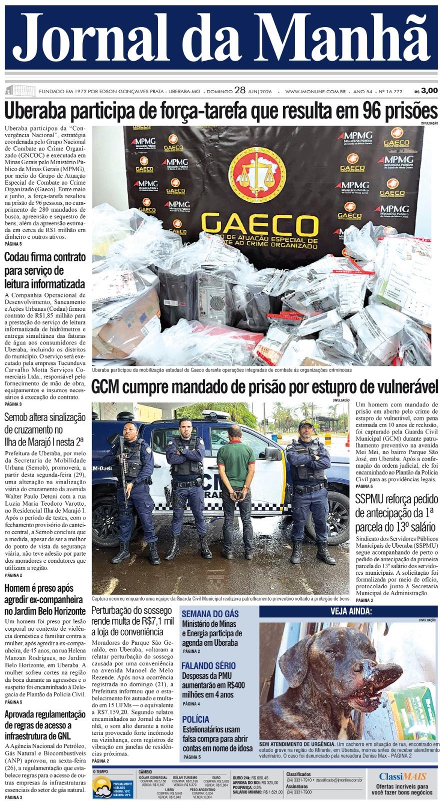 Edição do dia - 28/06/2026