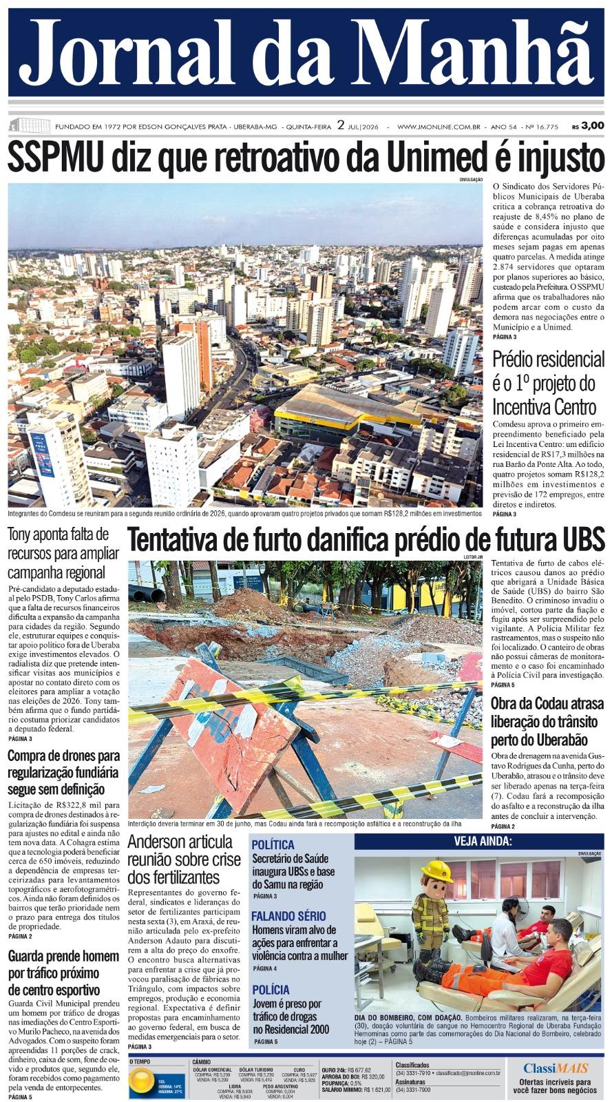 Edição do dia - 02/07/2026