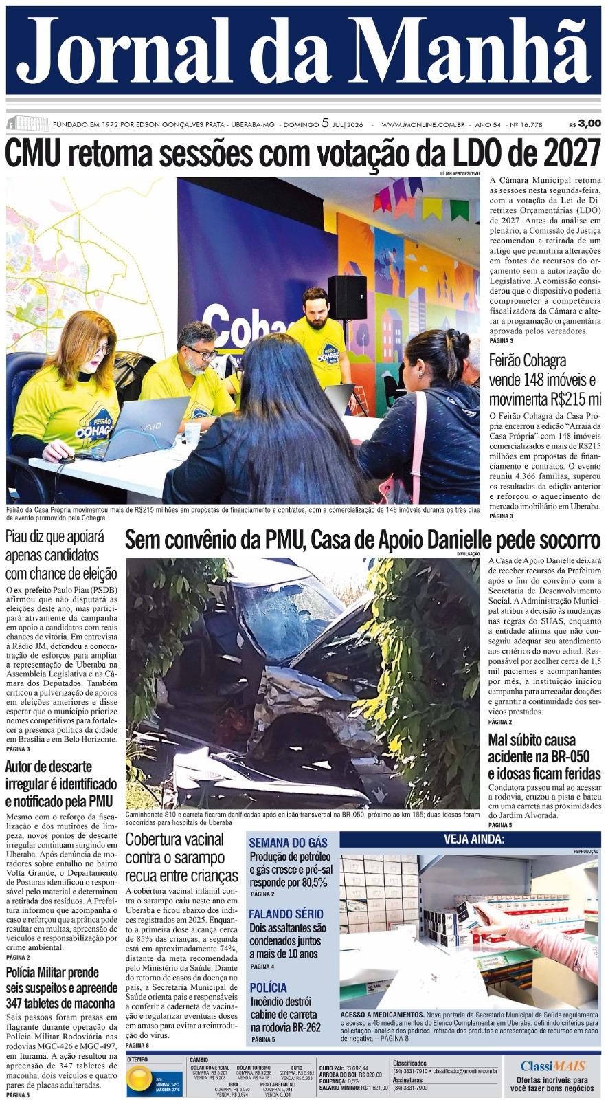 Edição do dia - 05/07/2026