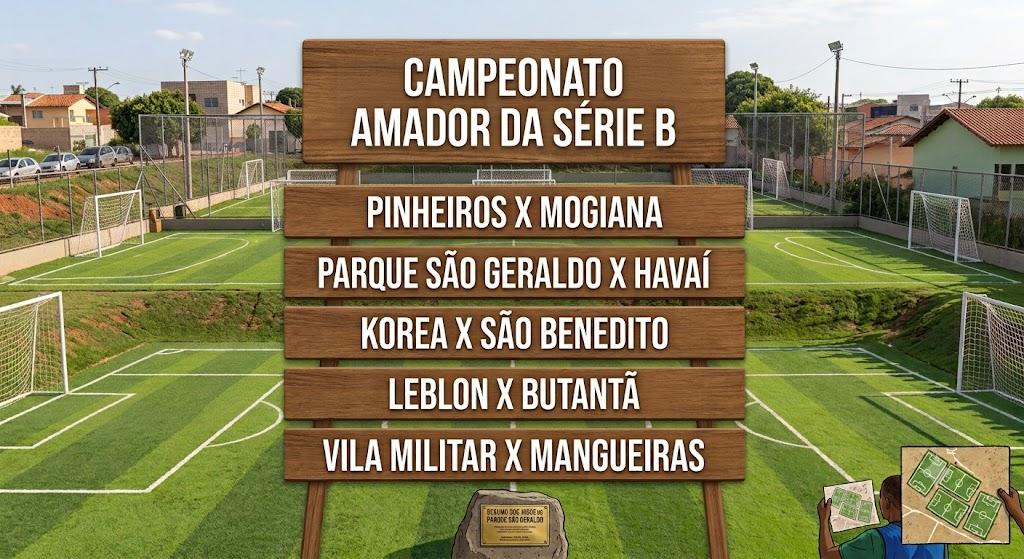Os cinco jogos da rodada serão disputados na manhã deste domingo (Foto/IA)