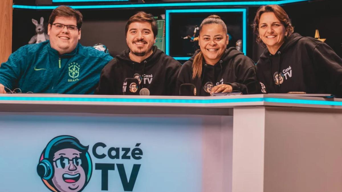 CazéTV conquistou os direitos de transmissão da Eurocopa de 2028 e exibirá todas as partidas da competição no Brasil (Foto/CazéTV - youtube)