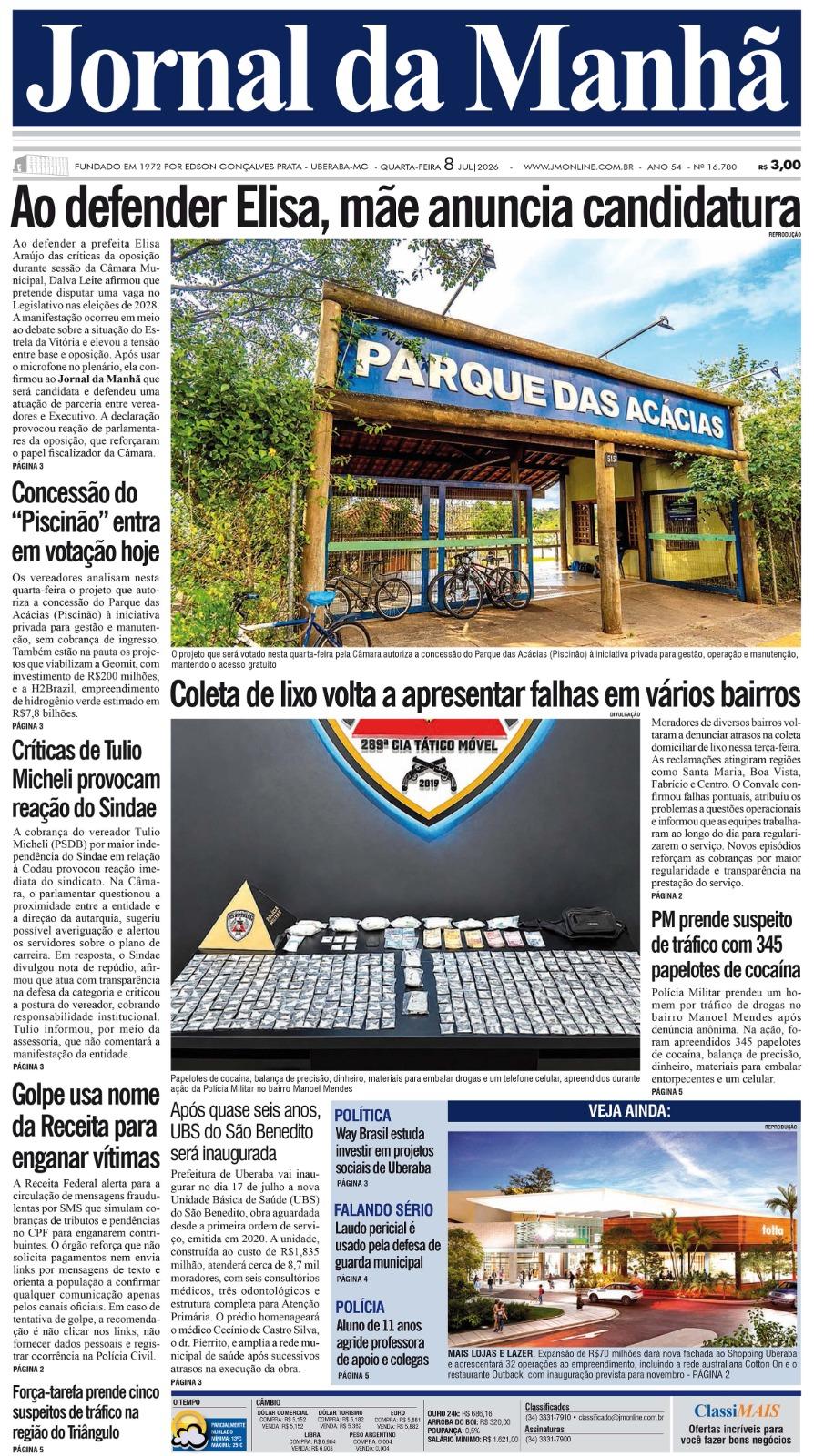Edição do dia - 08/07/2026