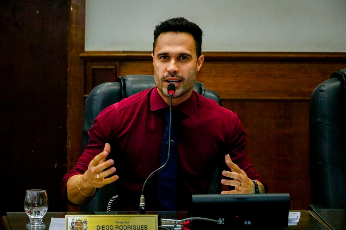 Vereador Diego Rodrigues (PDT) (Foto/Divulgação CMU)
