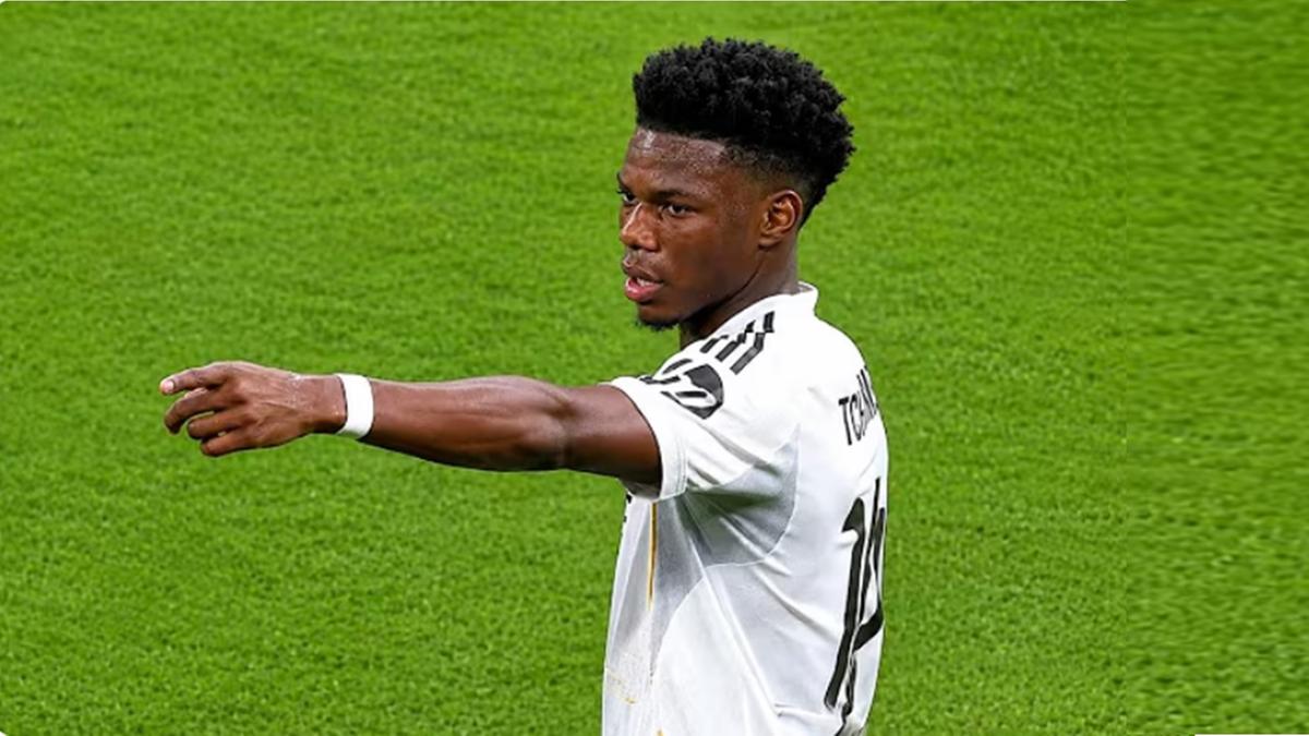 Tchouaméni não tem presença confirmada no jogo de hoje (Foto/Cópia TV)
