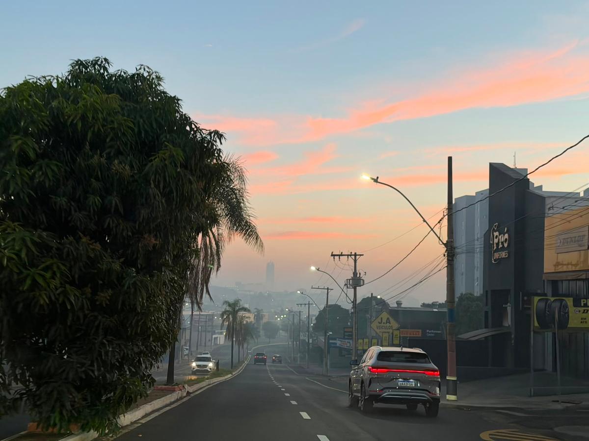 Fumaça em Uberaba (Foto/Leitor JM)