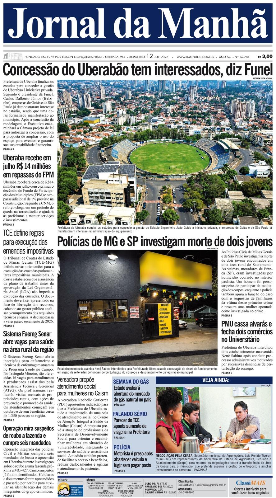Edição do dia 12/07/2026