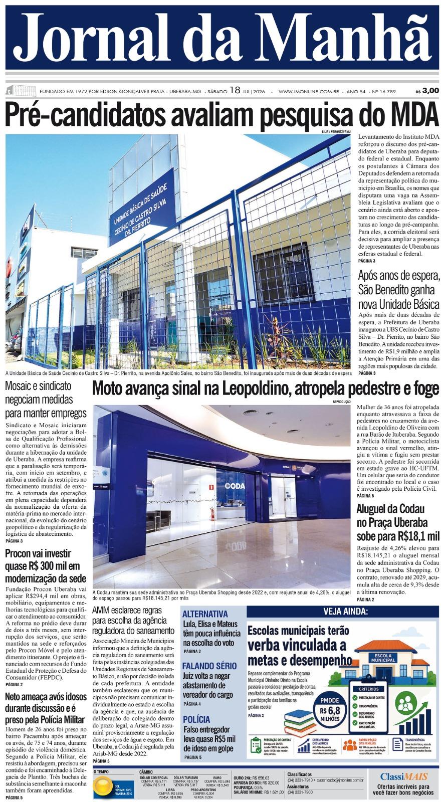Edição do dia 18/07/2025